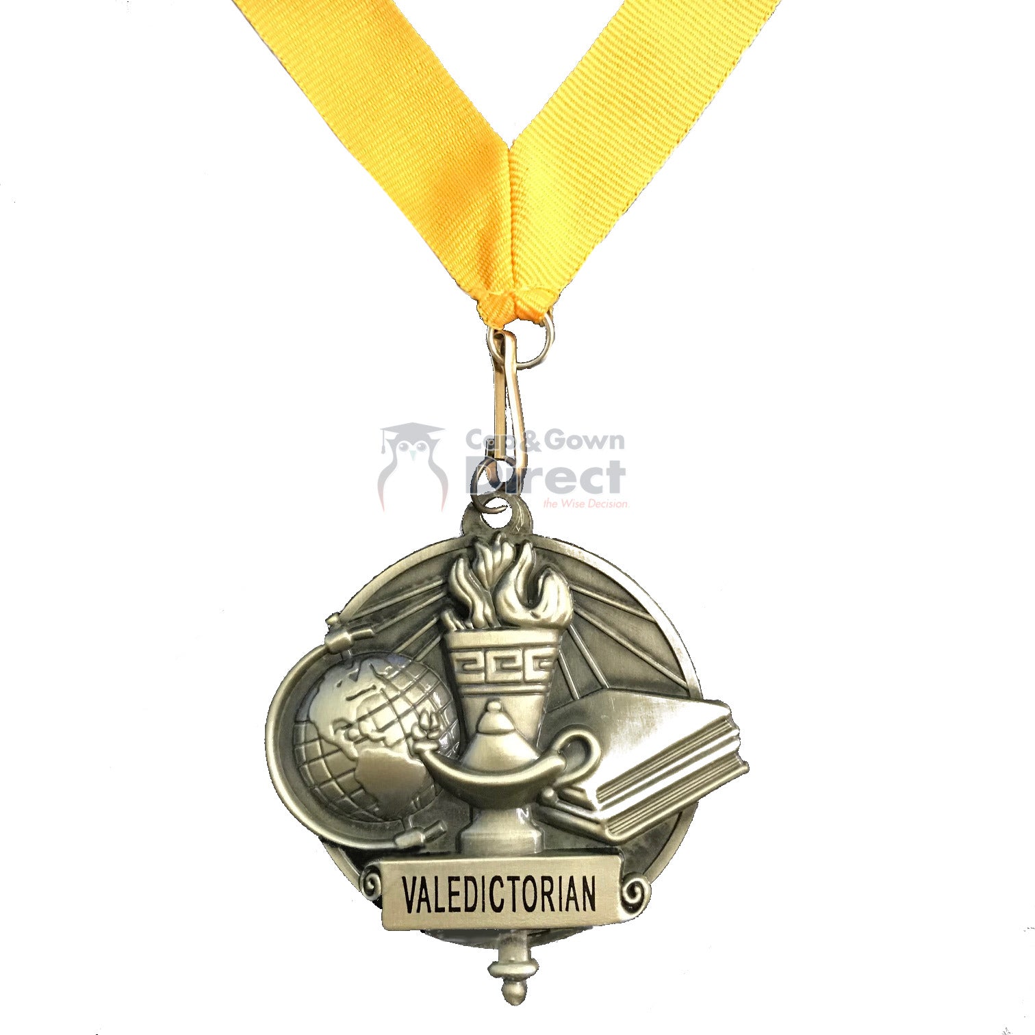  Valedictorian Award Medal on Gold Grossgrain Ribbon