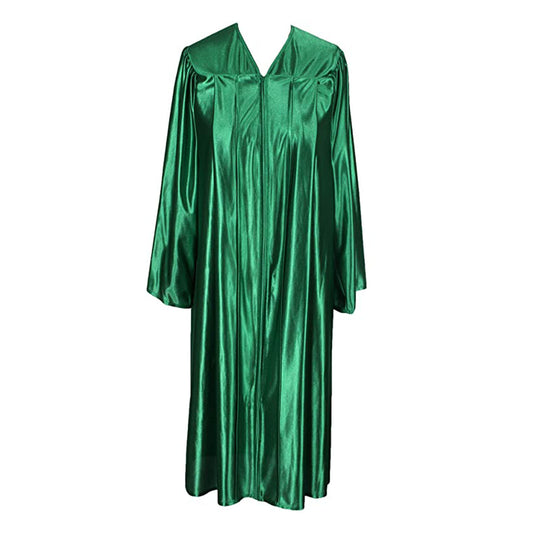 Kinder Shiny Kelly Green Gown