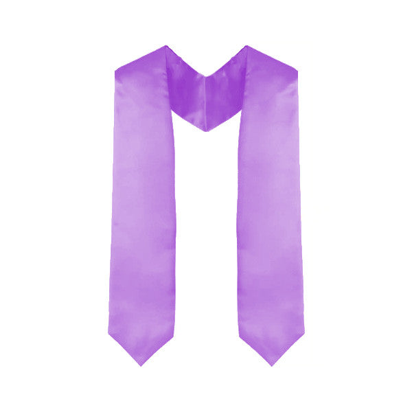 Lavender/Light Purple Graduation Stole