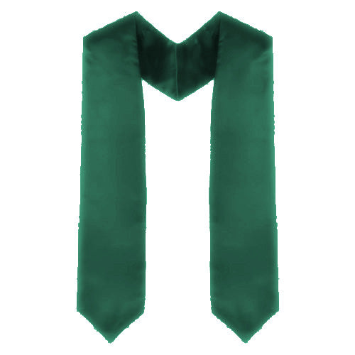 Custom Green Choir Stole - Hunter Green